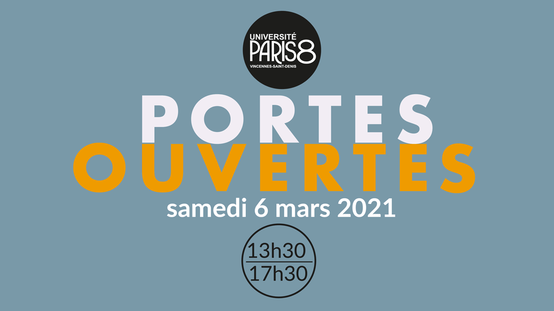 Journée Portes Ouvertes de l'université Paris 8 - 2021